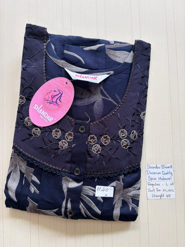 BS297 Shandar Spun nighty