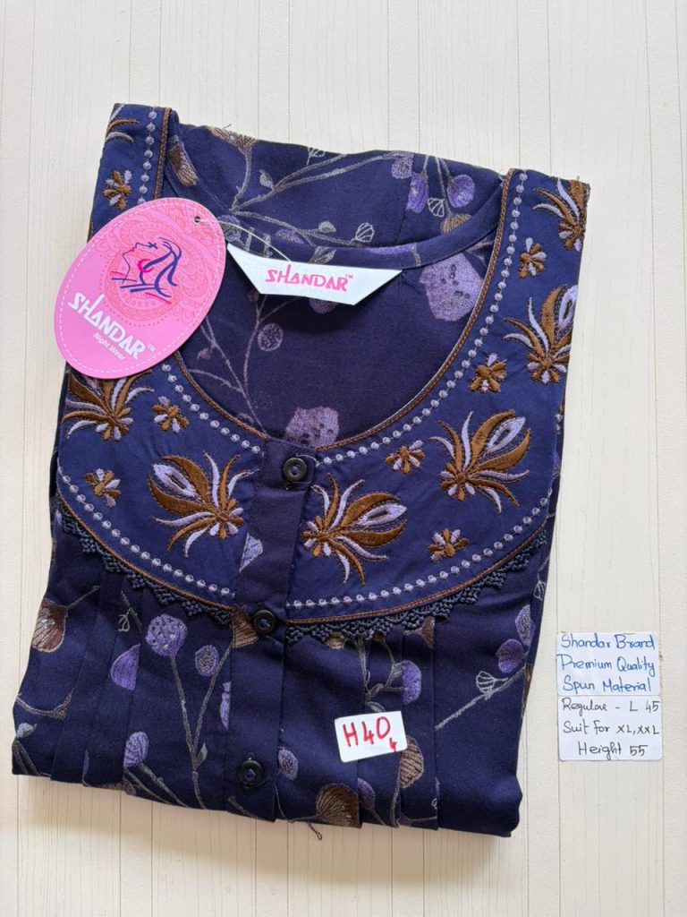 BS304 Shandar Spun nighty