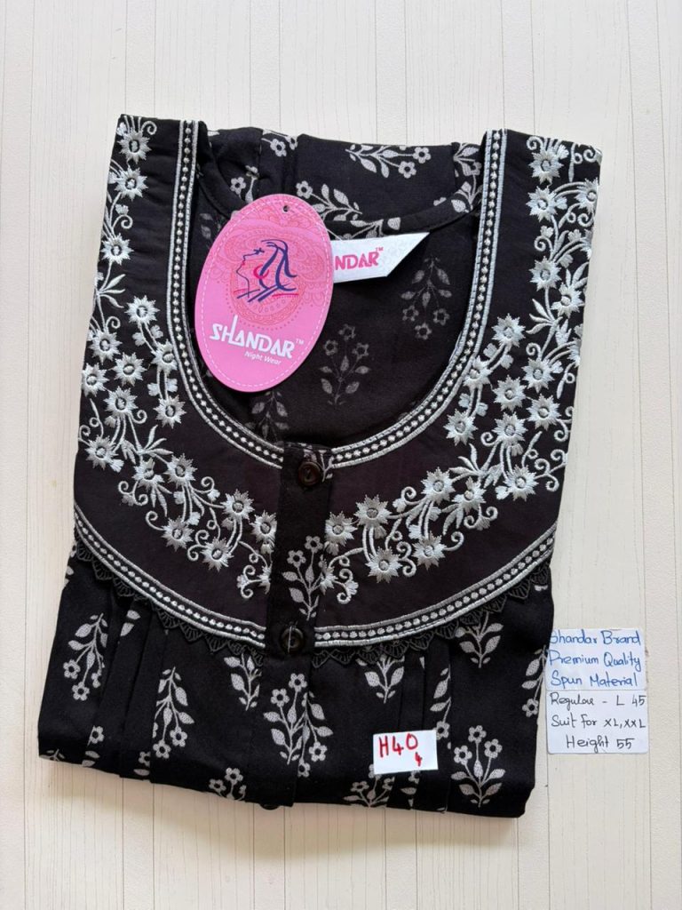 BS314 Shandar Spun nighty