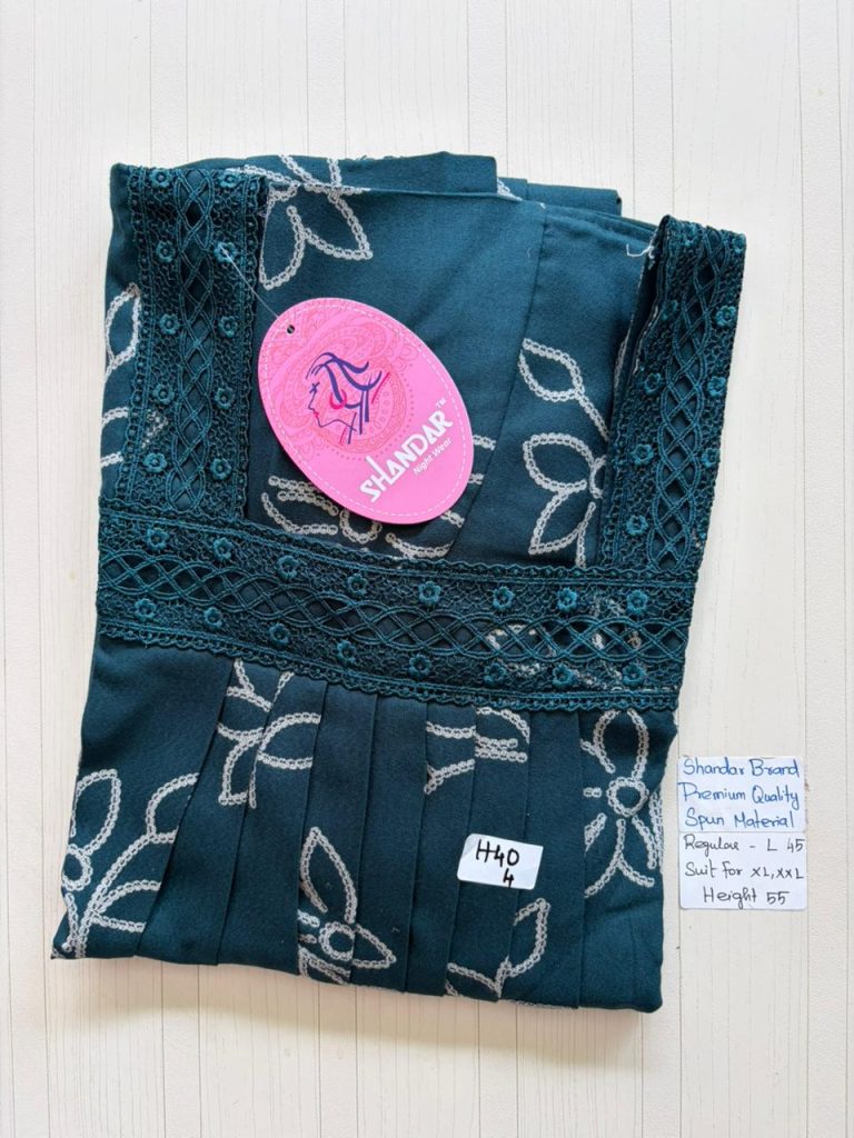 BS357 Shandar Spun nighty