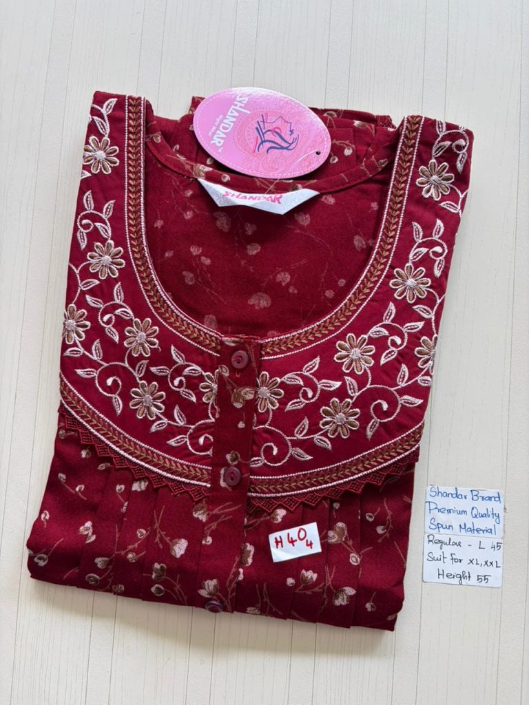 BS361 Shandar Spun nighty