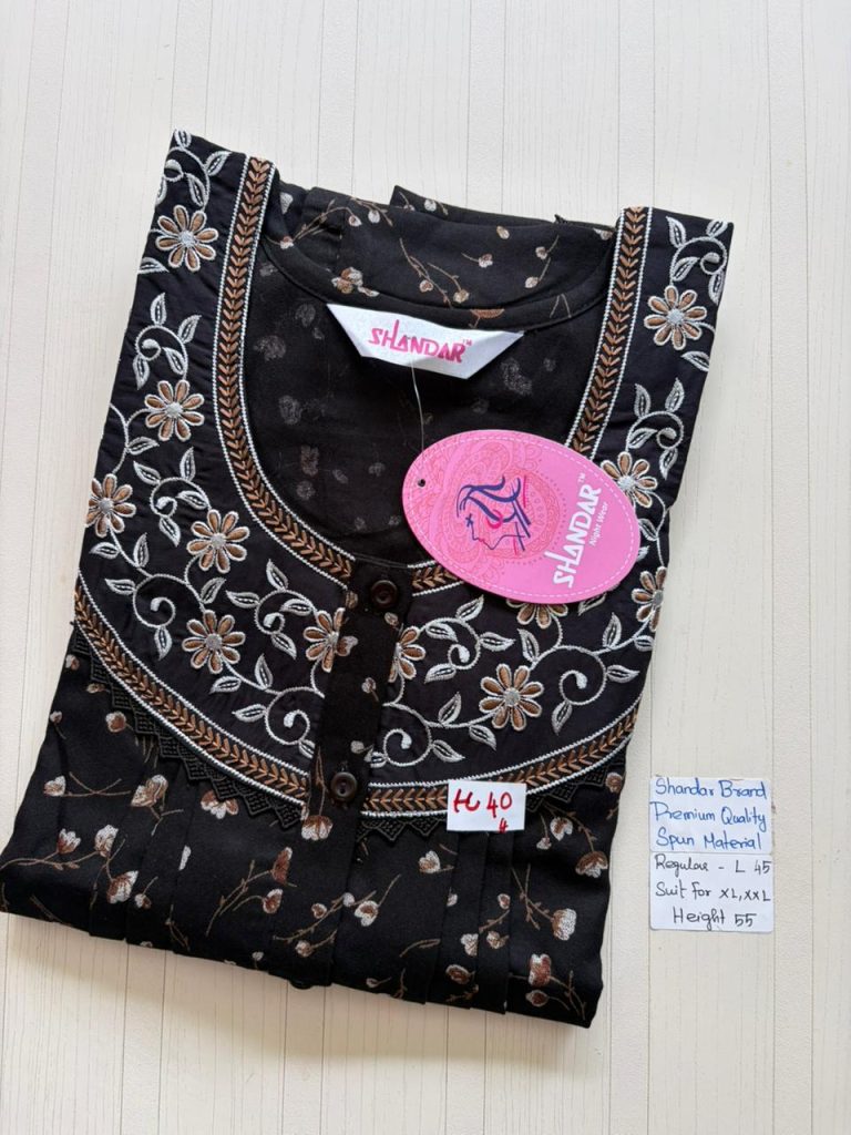 BS362 Shandar Spun nighty
