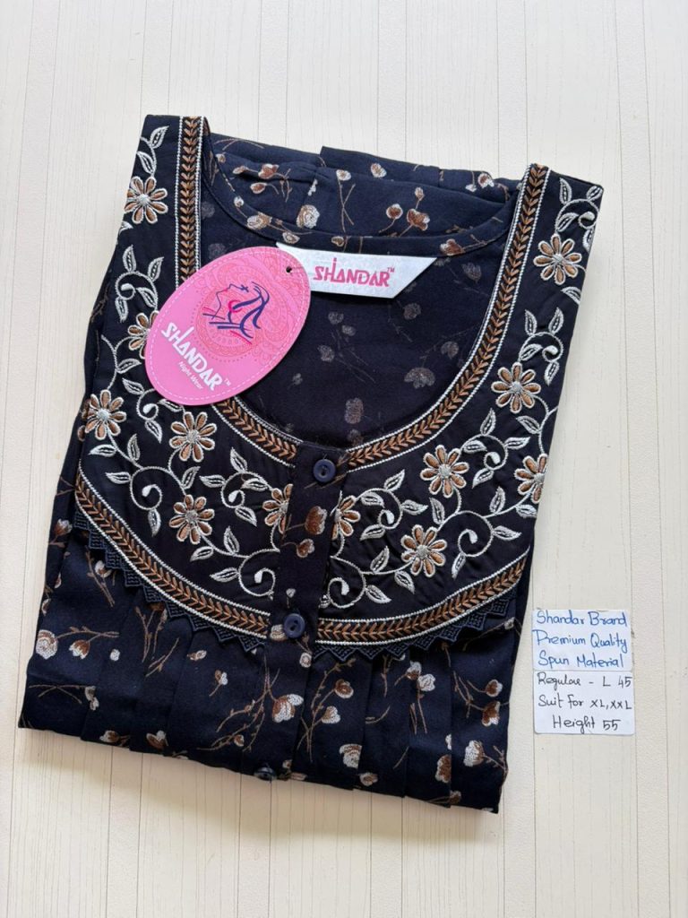 BS327 Shandar Spun nighty