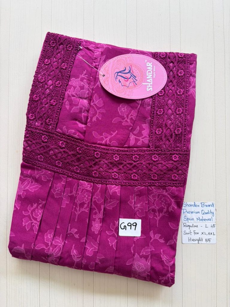 BS333 Shandar Spun nighty