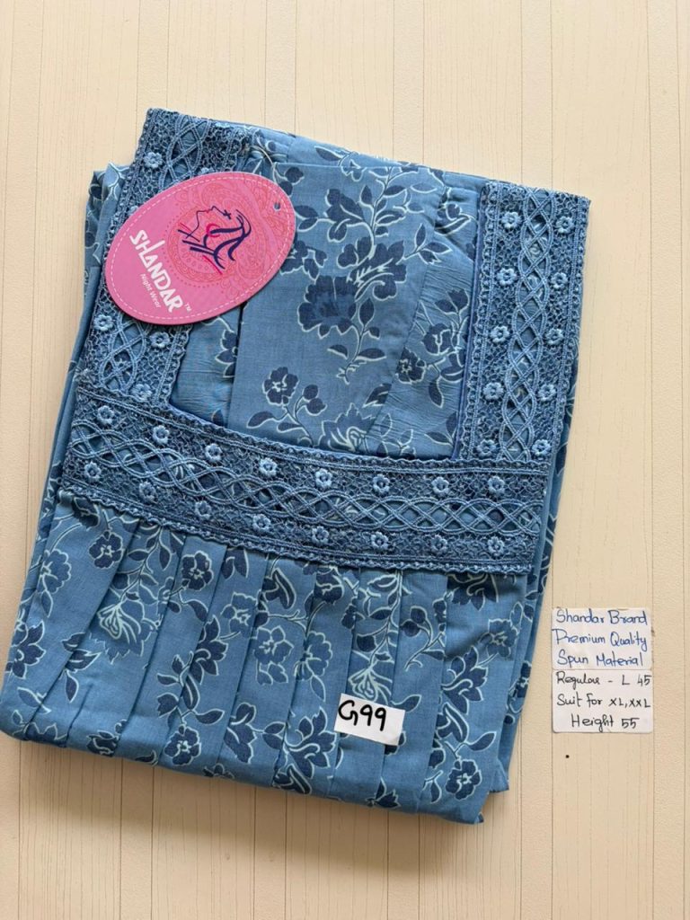 BS340 Shandar Spun nighty