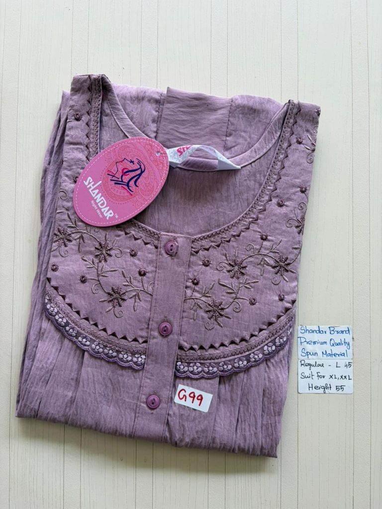 BS360 Shandar Spun nighty