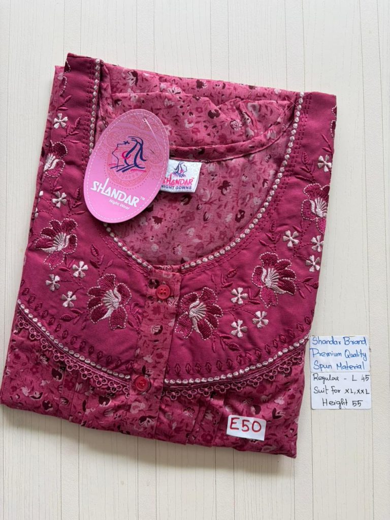 BS415 Shandar Spun nighty