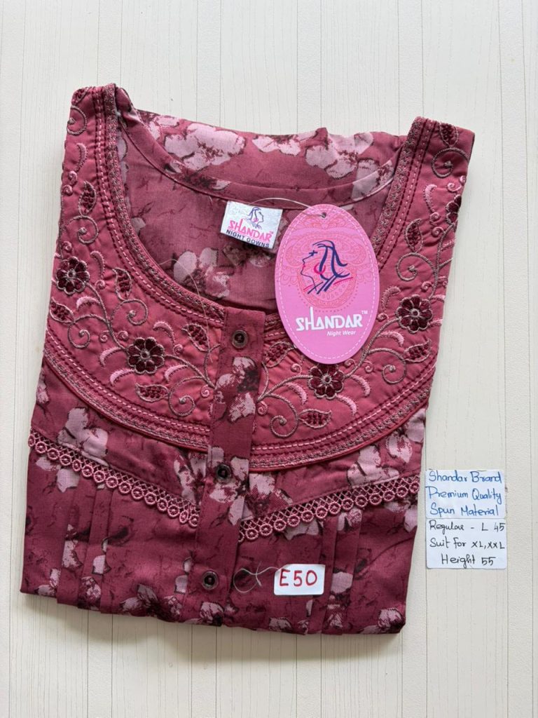 BS464 Shandar Spun nighty