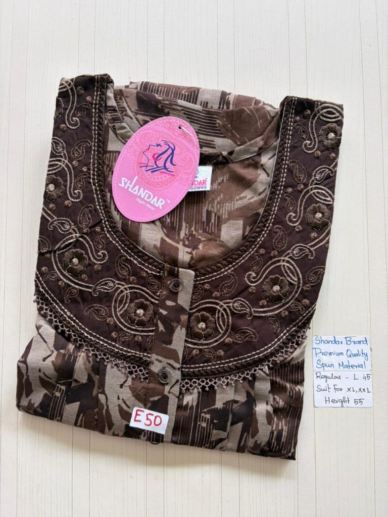 BS466 Shandar Spun nighty