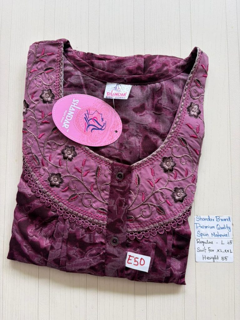 BS479 Shandar Spun nighty