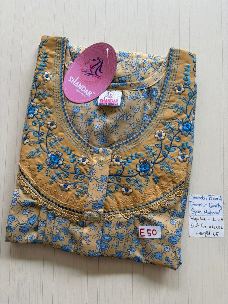 BS480 Shandar Spun nighty