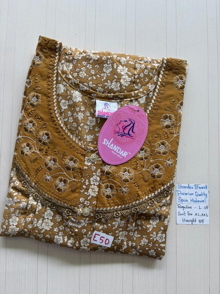 BS549 Shandar Spun nighty
