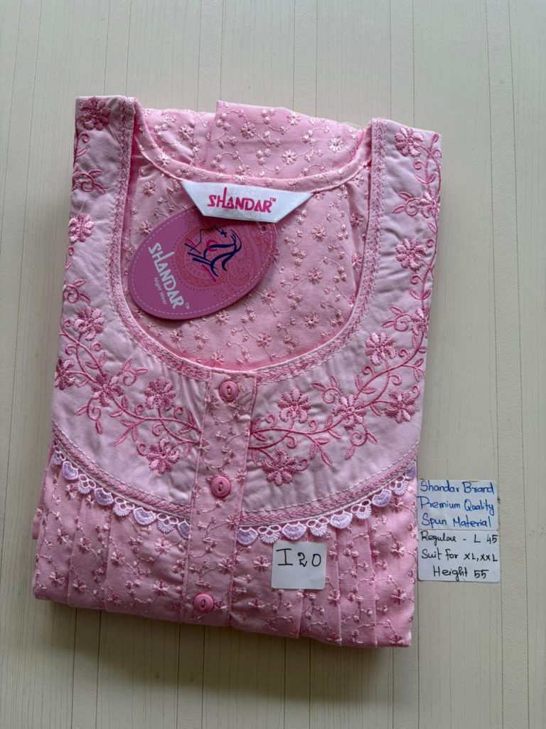 BS561 Shandar Spun nighty